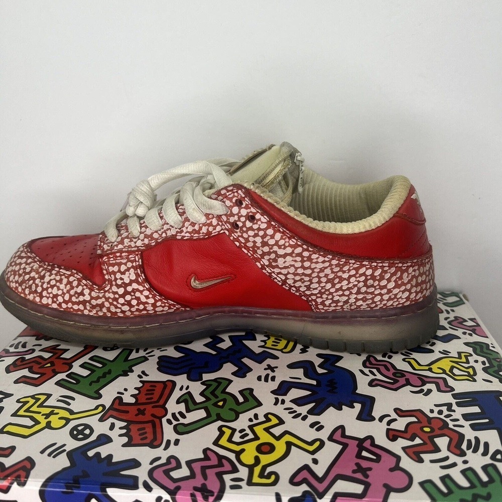 Nike SB Dunk Low Stingwater Magic Mushroom Men’s Size 8 DH7650-600 OG Retro Red - Picture 12 of 16